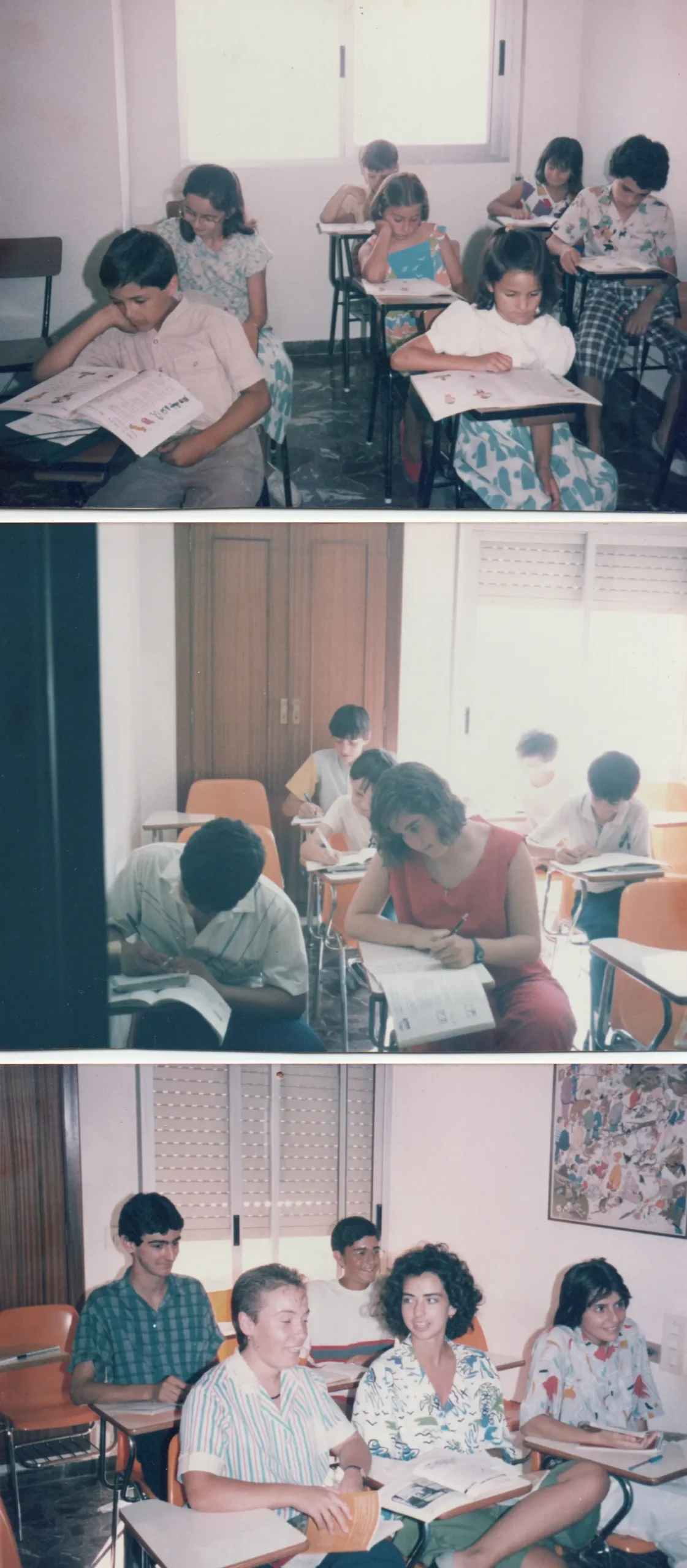 curso 84 85 pequeños y adolescentes